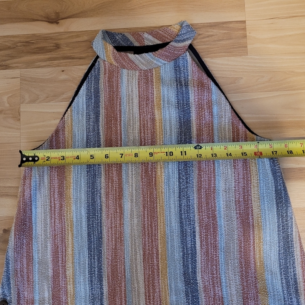 W5 Blouse Womens Small‎ Multicolor Sleeveless Ladies Casual Formal Top Size S - Picture 4 of 6